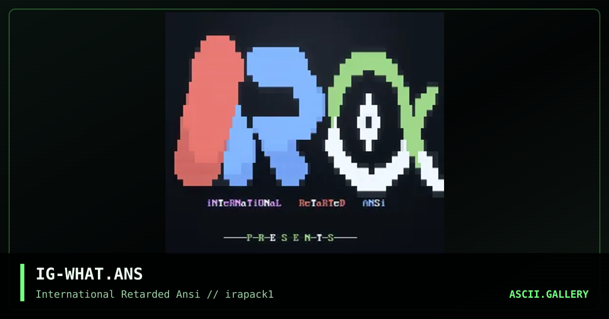 IG-WHAT.ANS, by iguana, 1995