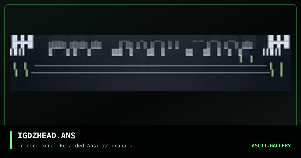 IGDZHEAD.ANS, by iguana, 1995