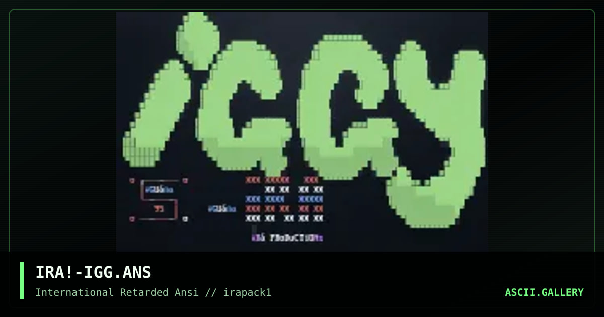 IRA!-IGG.ANS, by iguana, 1995