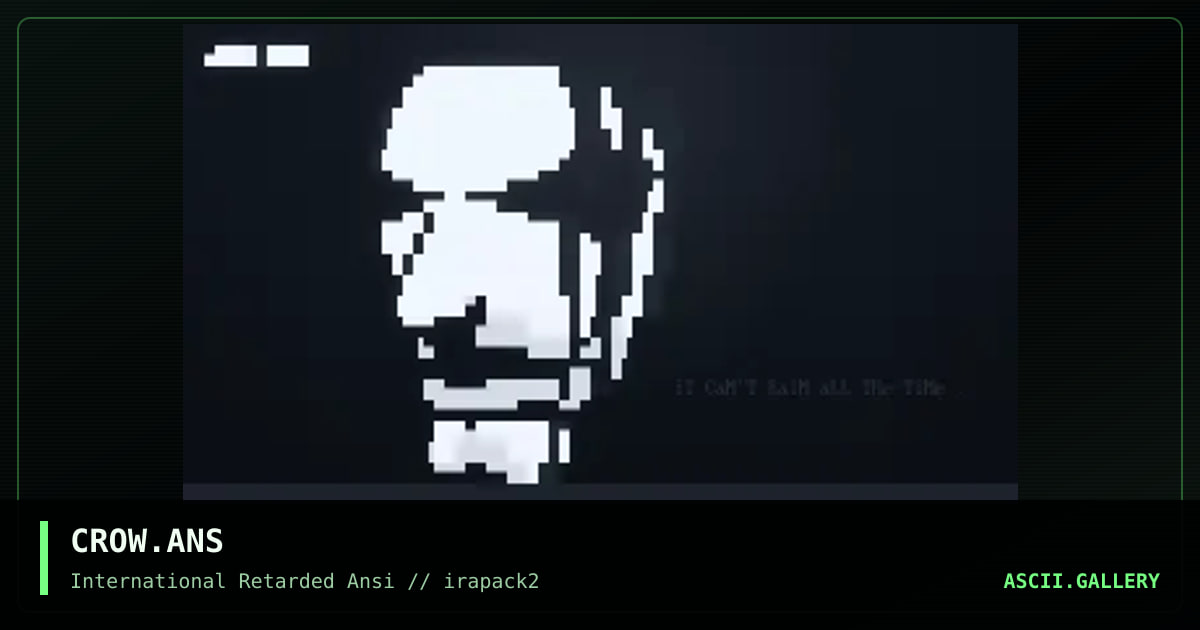 CROW.ANS, by bloodhawk, 1995