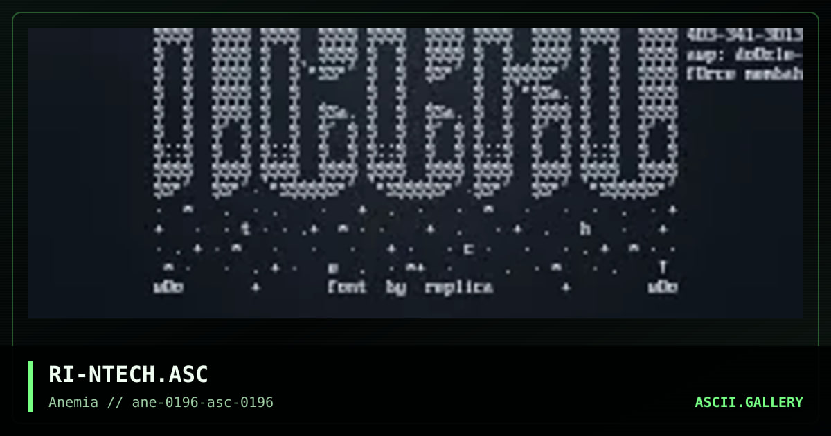 necrOteCh, by replica, 1996