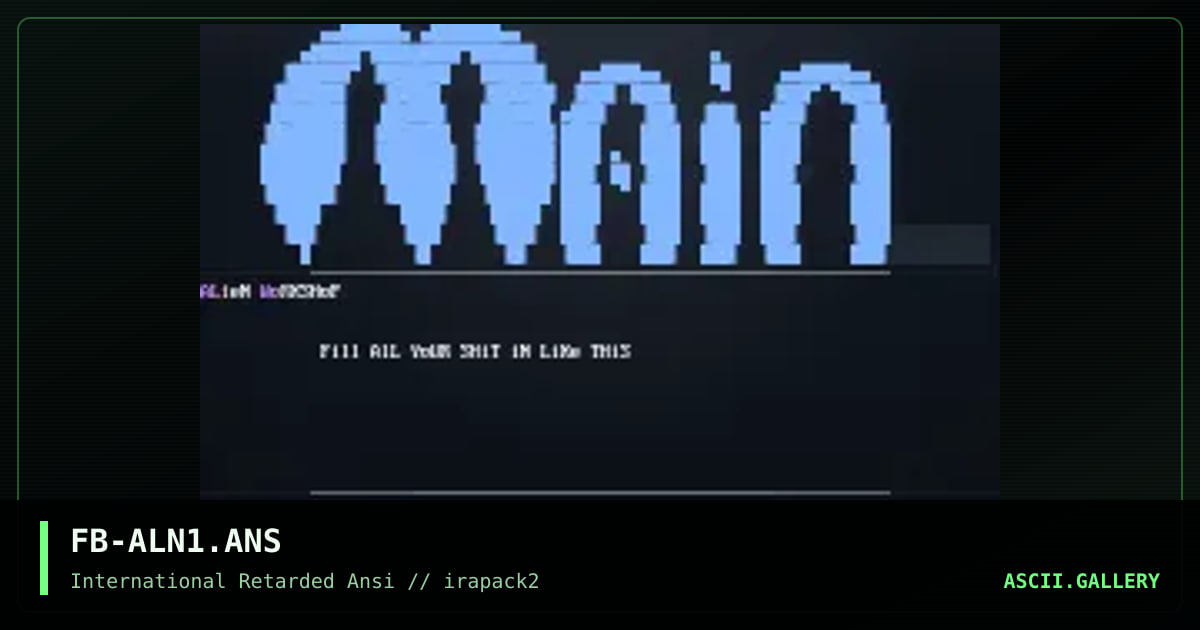 FB-ALN1.ANS, by firebird, 1995