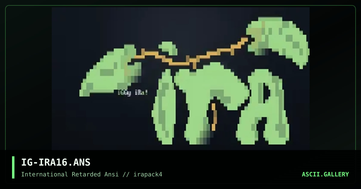 IG-IRA16.ANS, by iguana, 1996