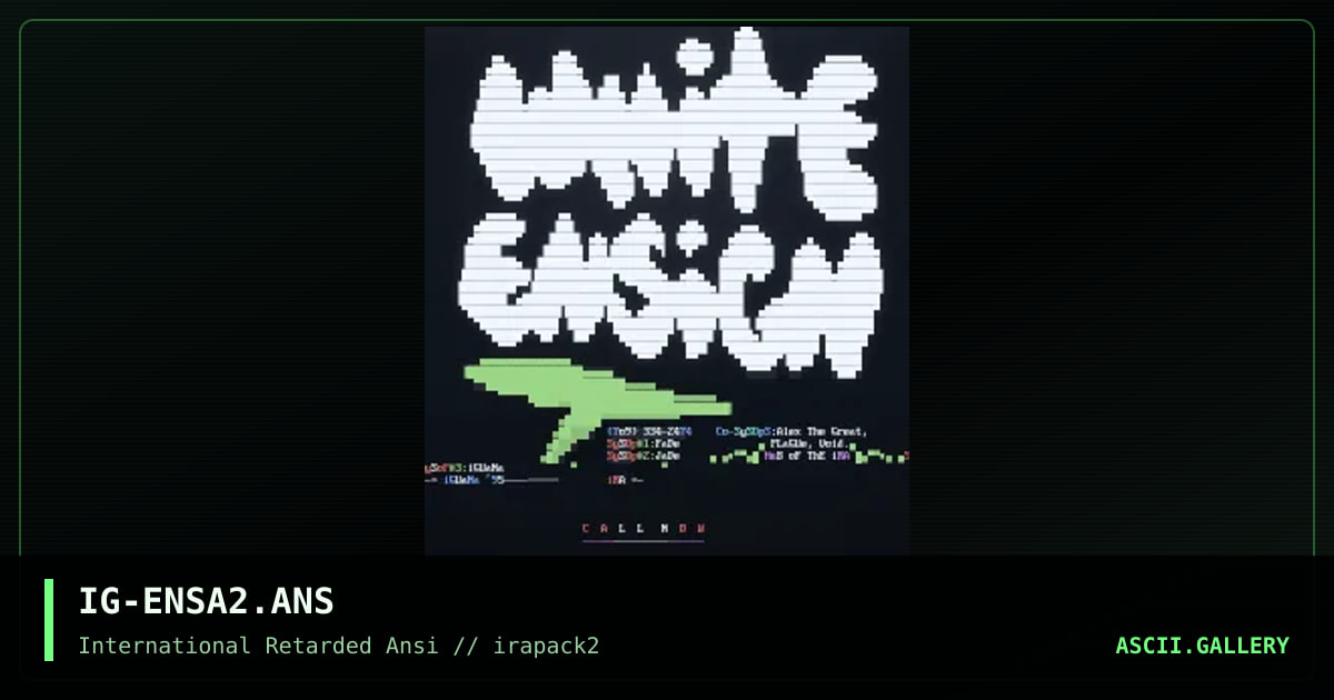 IG-ENSA2.ANS, by iguana, 1995