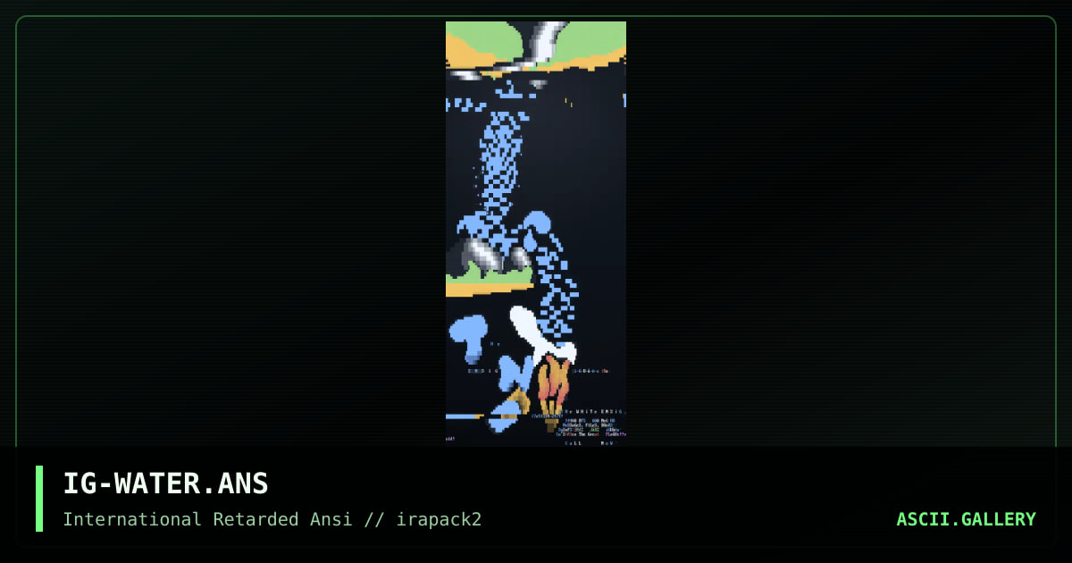 IG-WATER.ANS, by iguana, 1995