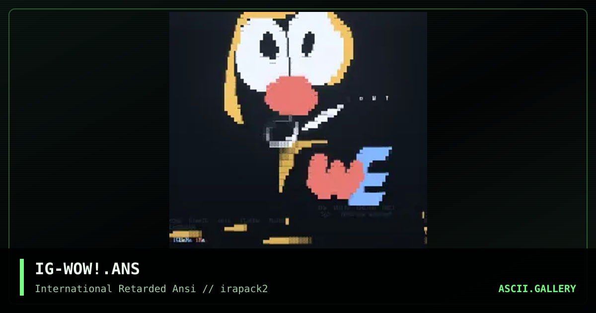 IG-WOW!.ANS, by iguana, 1995