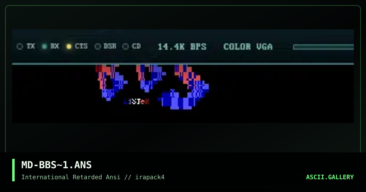 MD-BBS~1.ANS, by dawger, 1996