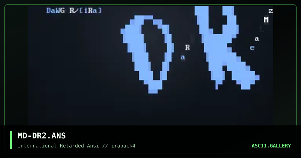 MD-DR2.ANS, by dawger, 1996