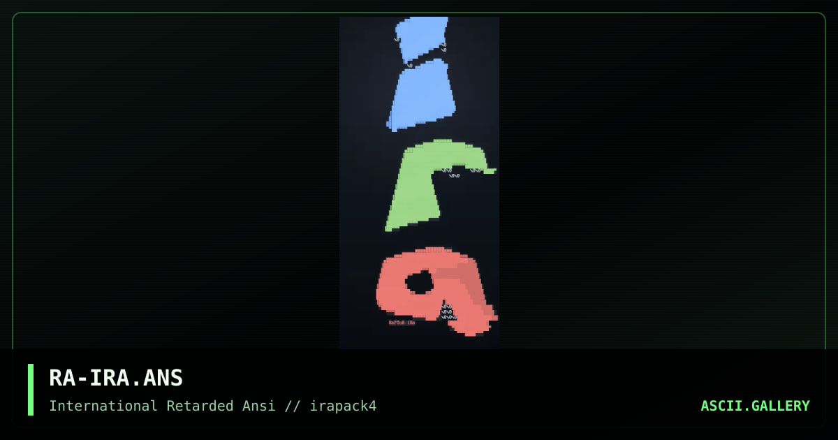 RA-IRA.ANS, by raptor 709, 1996