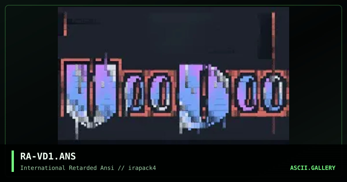 RA-VD1.ANS, by raptor 709, 1996