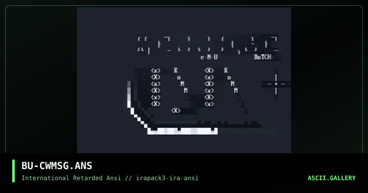 BU-CWMSG.ANS, by butch, 1996
