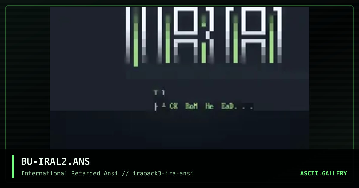 BU-IRAL2.ANS, by butch, 1996