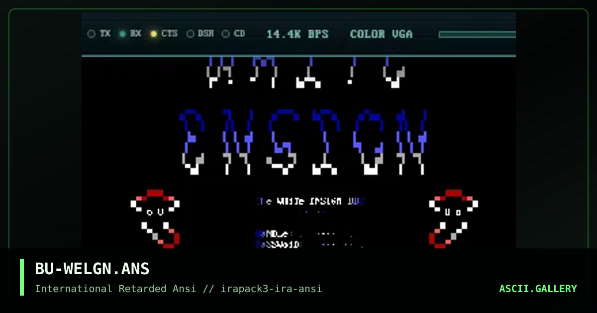 BU-WELGN.ANS, by butch, 1996