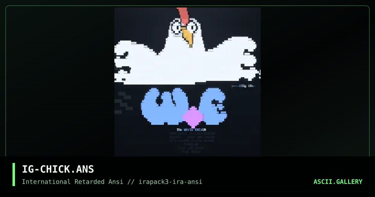 IG-CHICK.ANS, by iguana, 1996