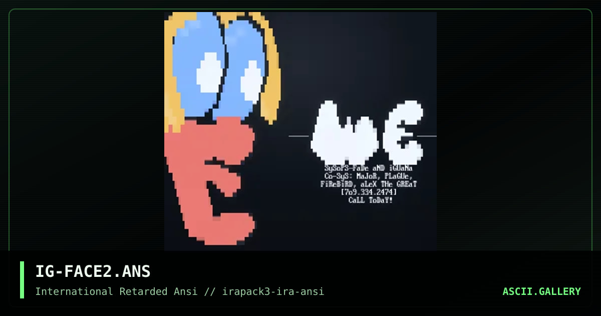 IG-FACE2.ANS, by iguana, 1996