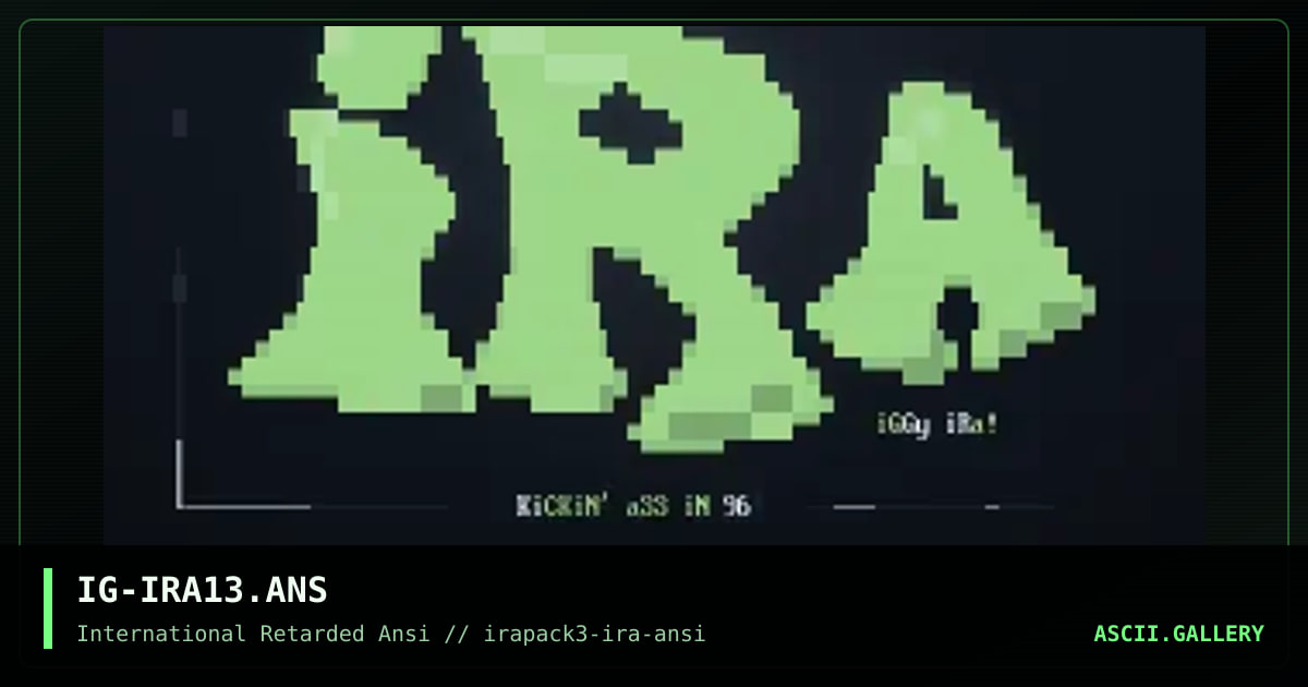 IG-IRA13.ANS, by iguana, 1996