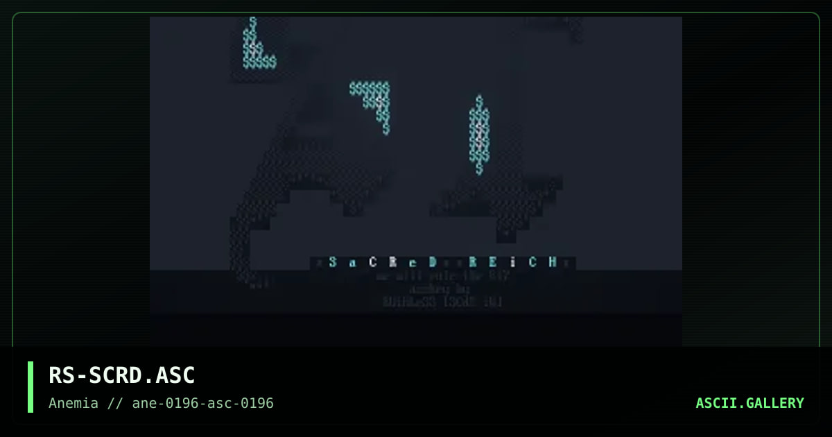 Sacred Reich, by ruthless, 1996
