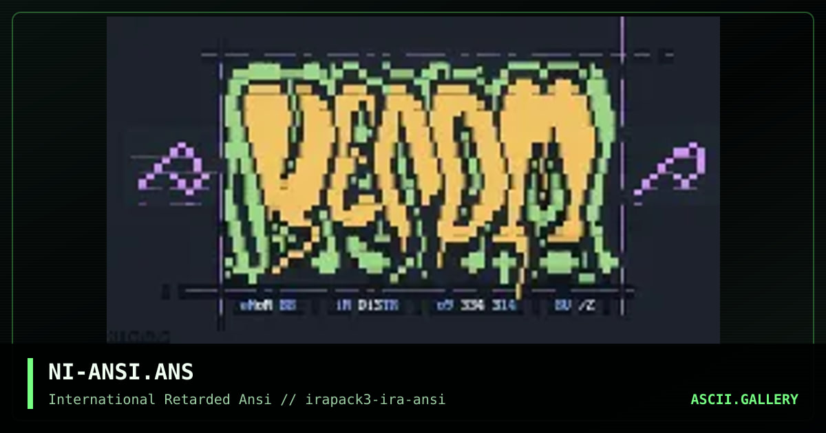 NI-ANSI.ANS, by nitemare, 1996