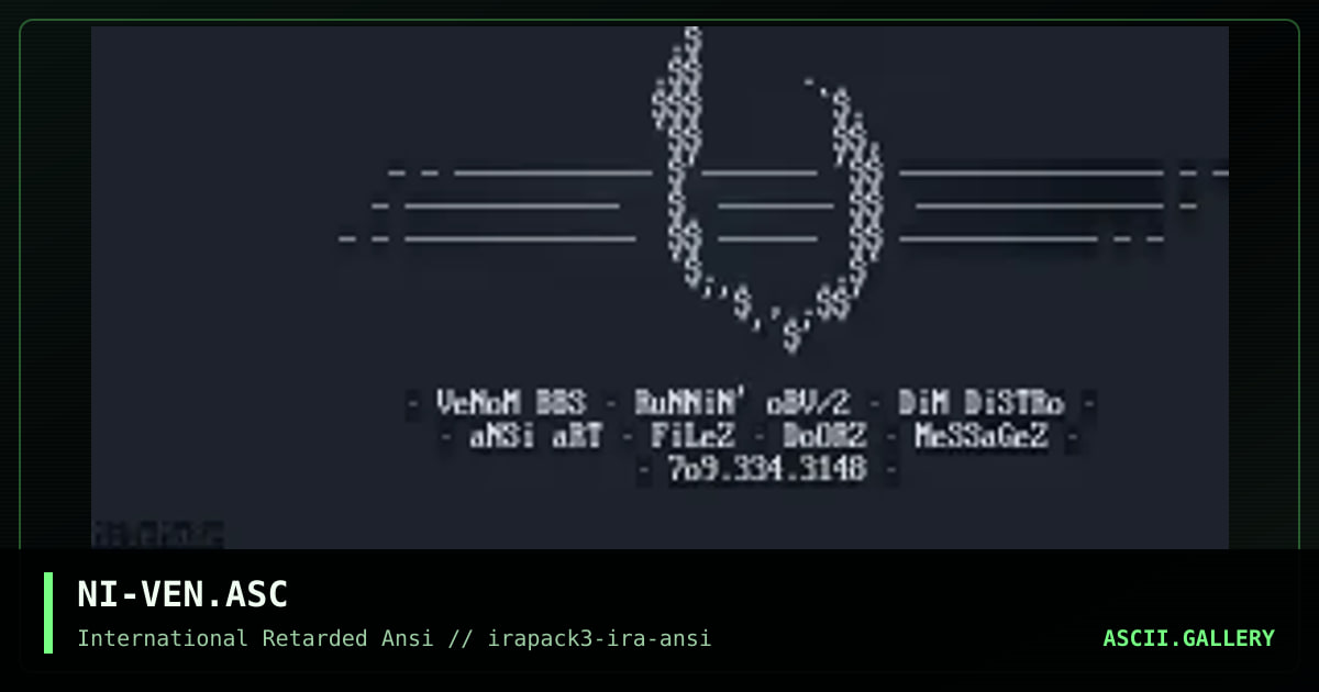 NI-VEN.ASC, by nitemare, 1996