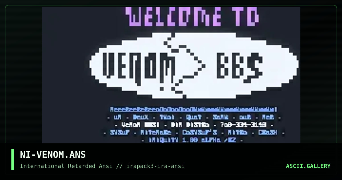 NI-VENOM.ANS, by nitemare, 1996