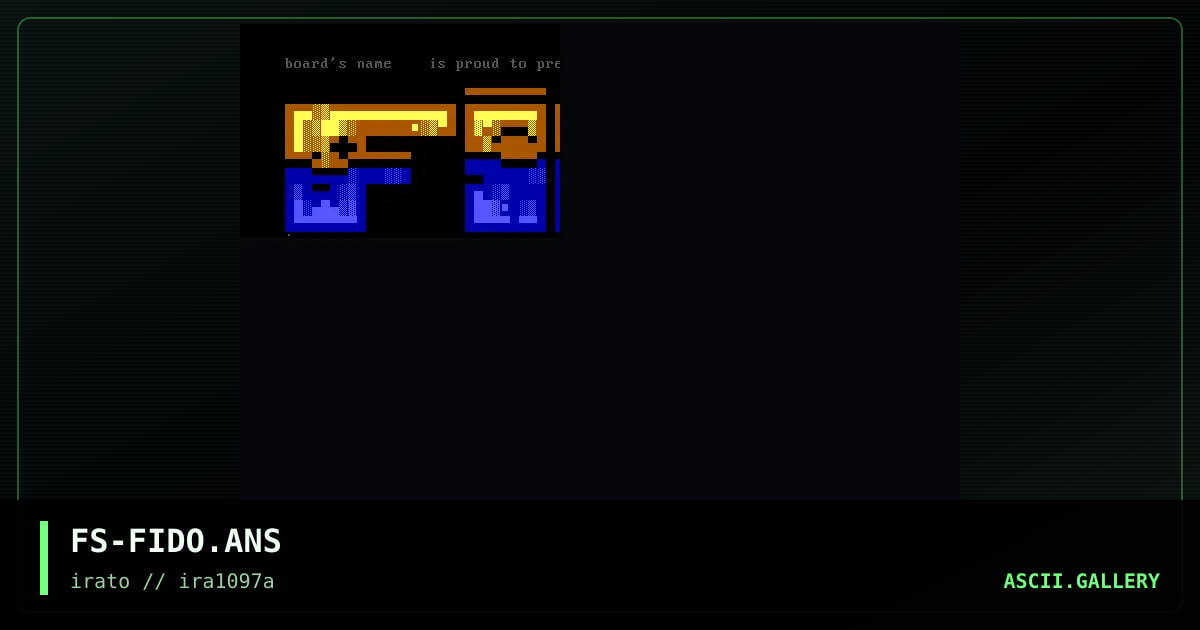 Fid0 NEt, by flying squirrel, 1997