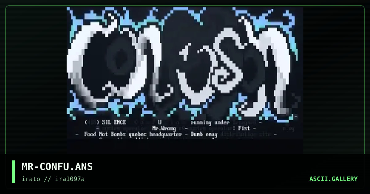 Confusion., by mr wrong, 1997