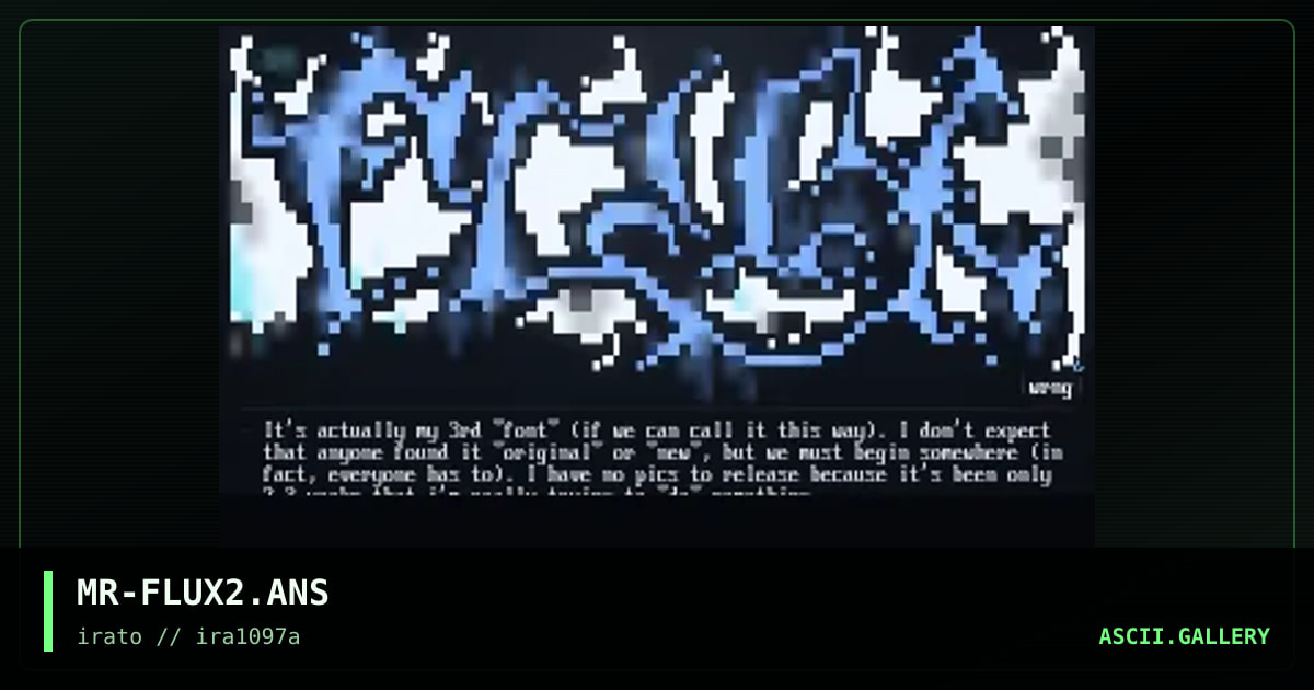 Flux, by mr wrong, 1997