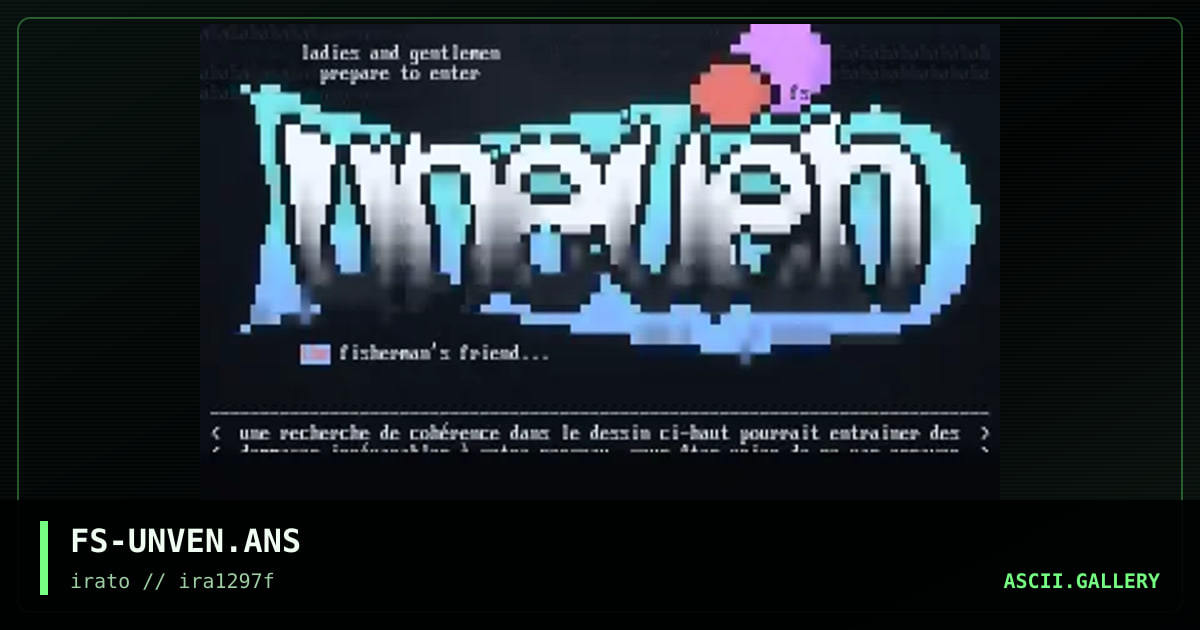 uneven, by flying squirrel, 1997