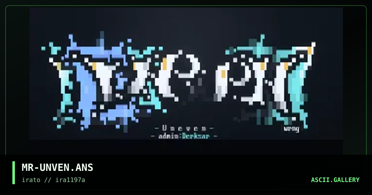 Uneven, by mr wrong, 1997