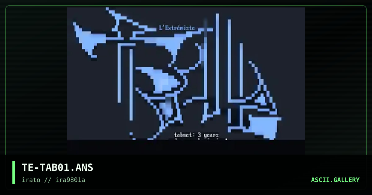 taBNet - a new beginning, by the extremist, 1998