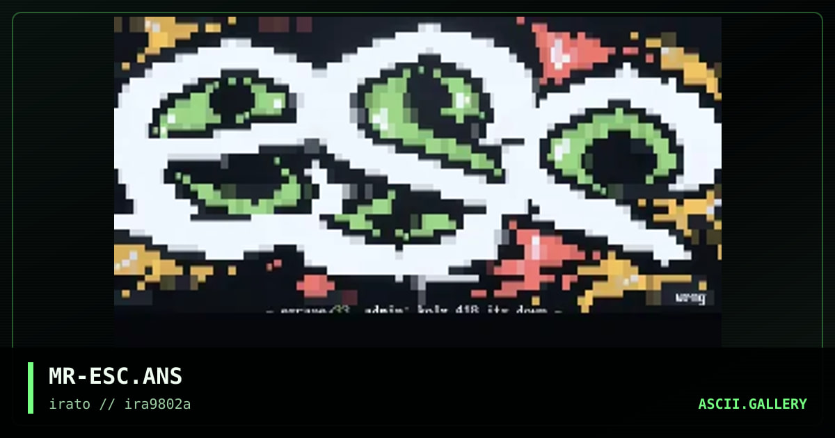 Escape /33, by mr wrong, 1998