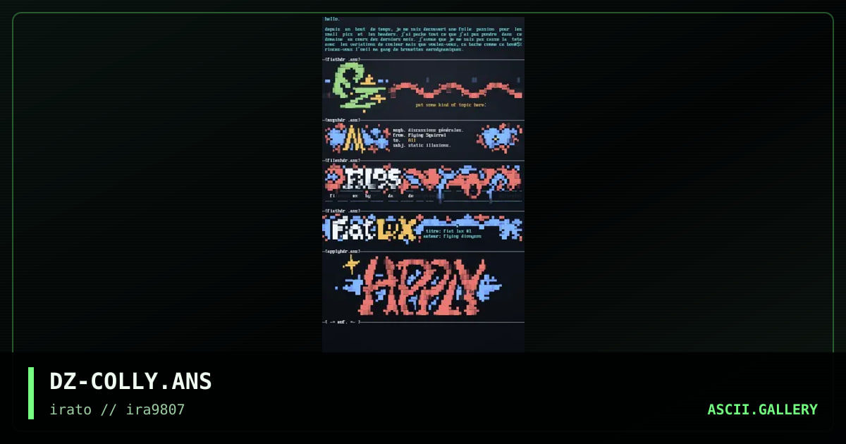 appgen header, by dionyzos, 1998
