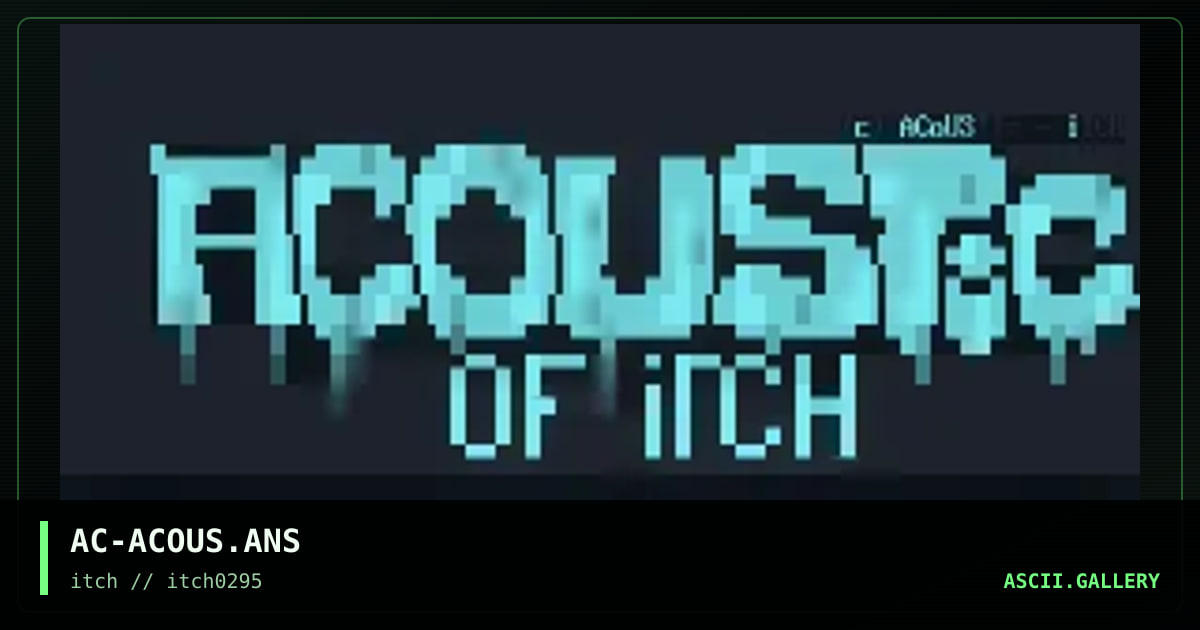 AC-ACOUS.ANS, by acoustic, 1995