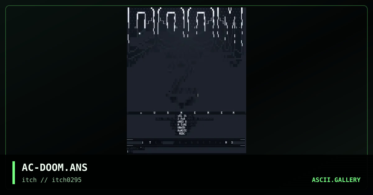 AC-DOOM.ANS, by acoustic, 1995