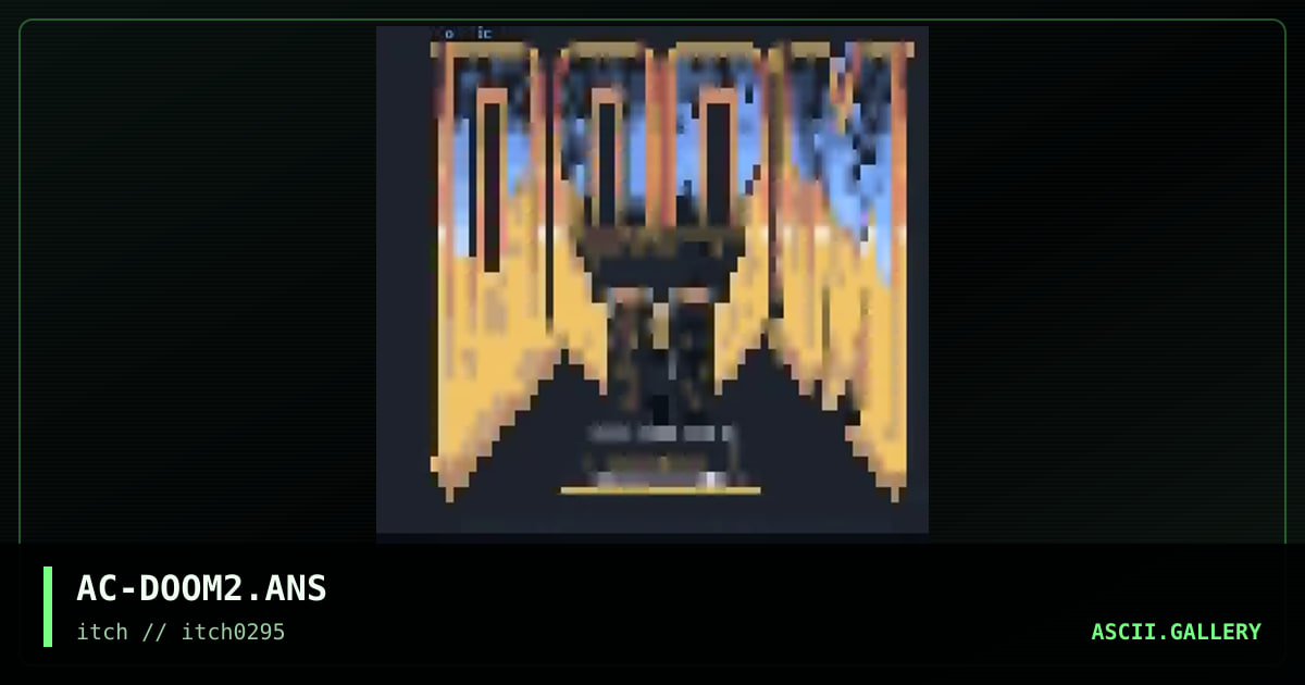 AC-DOOM2.ANS, by acoustic, 1995