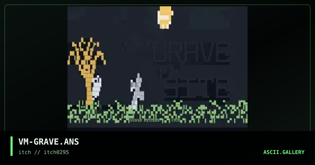VM-GRAVE.ANS, by vivid mystery, 1995