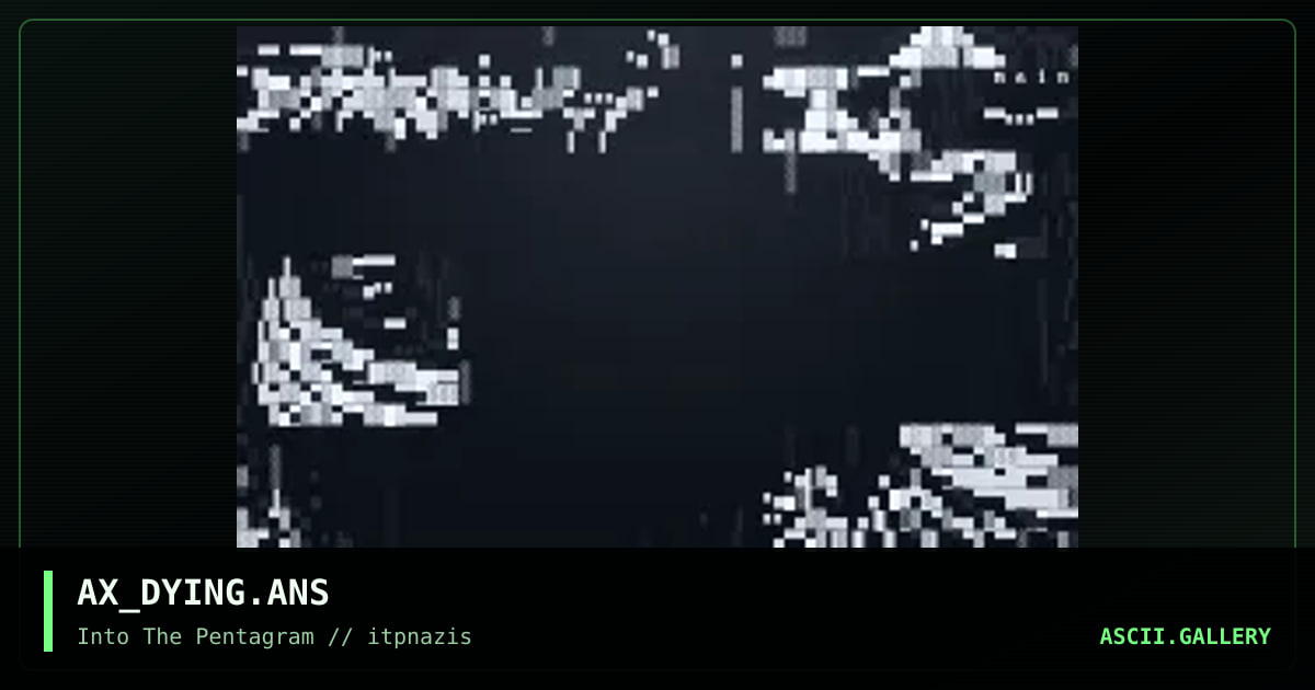 AX_DYING.ANS, by alla xul, 1999