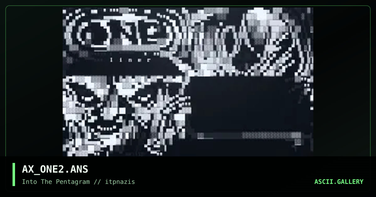 AX_ONE2.ANS, by alla xul, 1999