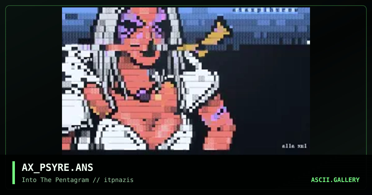 AX_PSYRE.ANS, by alla xul, 1999
