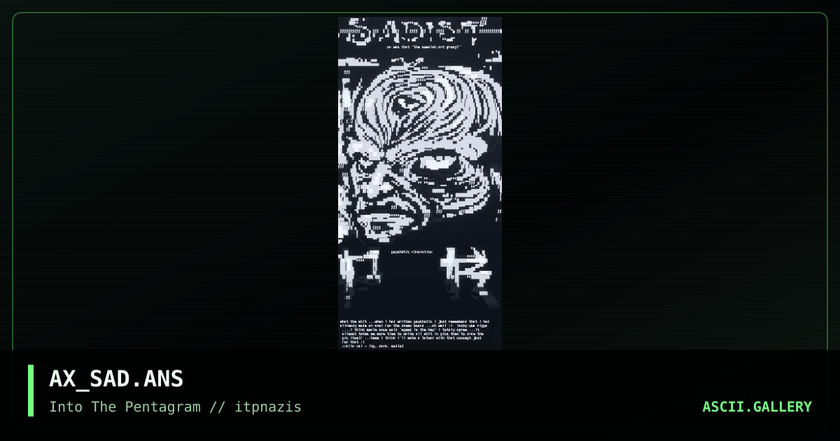 AX_SAD.ANS, by alla xul, 1999