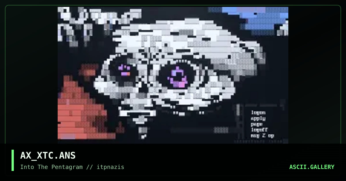 AX_XTC.ANS, by alla xul, 1999