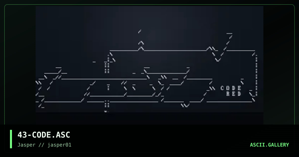 code red, by aesthetic, 2001