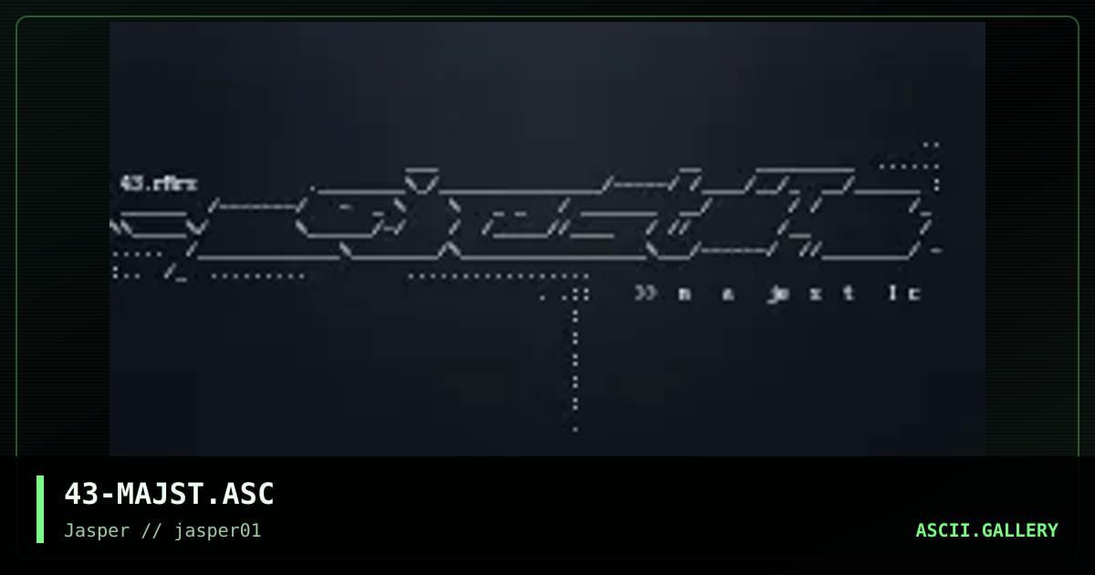majestic promo, by aesthetic, 2001