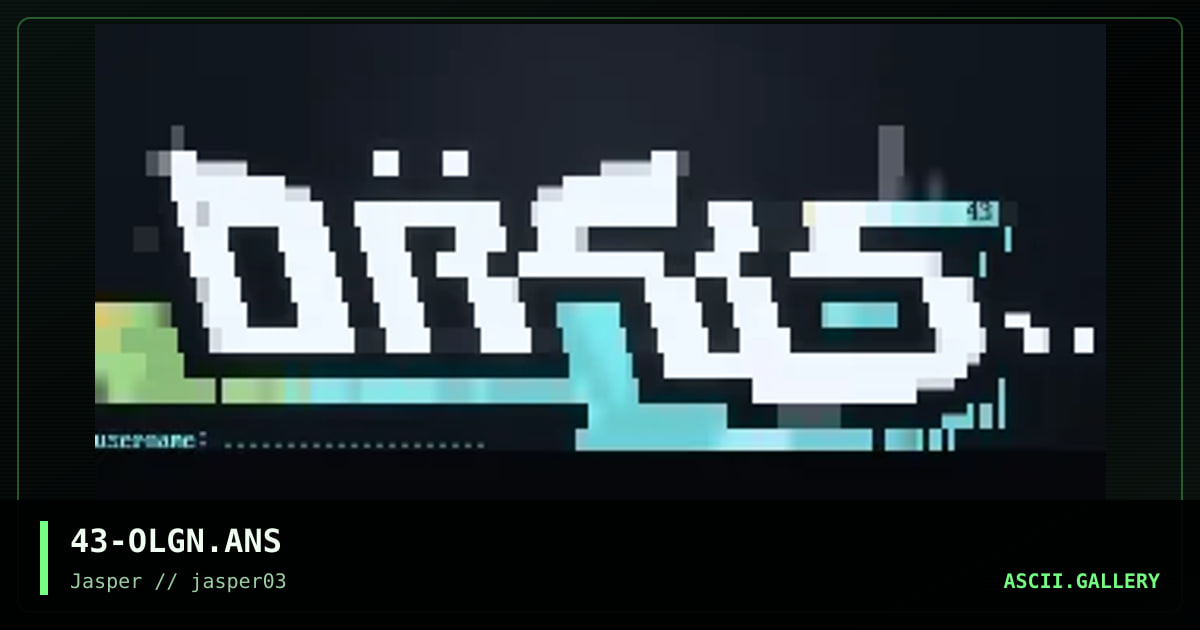 oasis login, by aesthetic, 2002