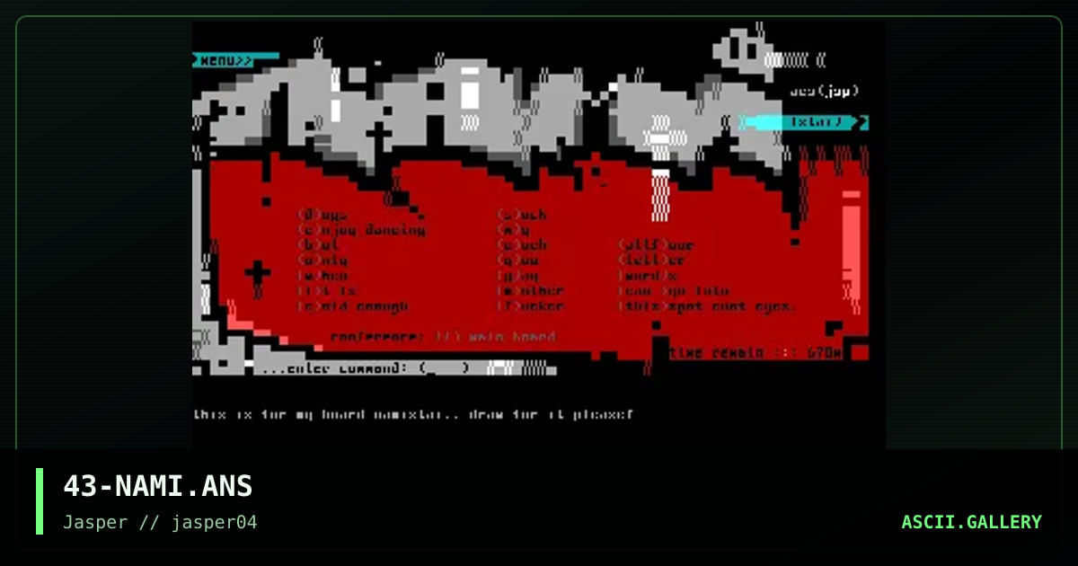 namistai menu, by aesthetic, 2002