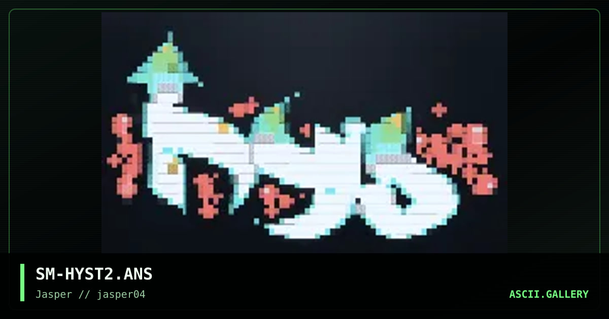 "hyst?", by smoke, 2002