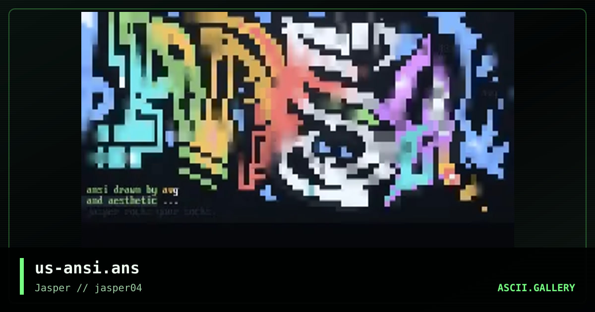 "ANSI", by aesthetic, avenging angel, 2002