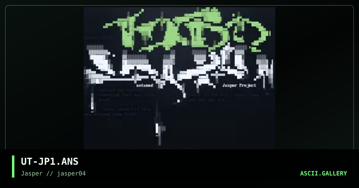 jasper font, by untamed, 2002