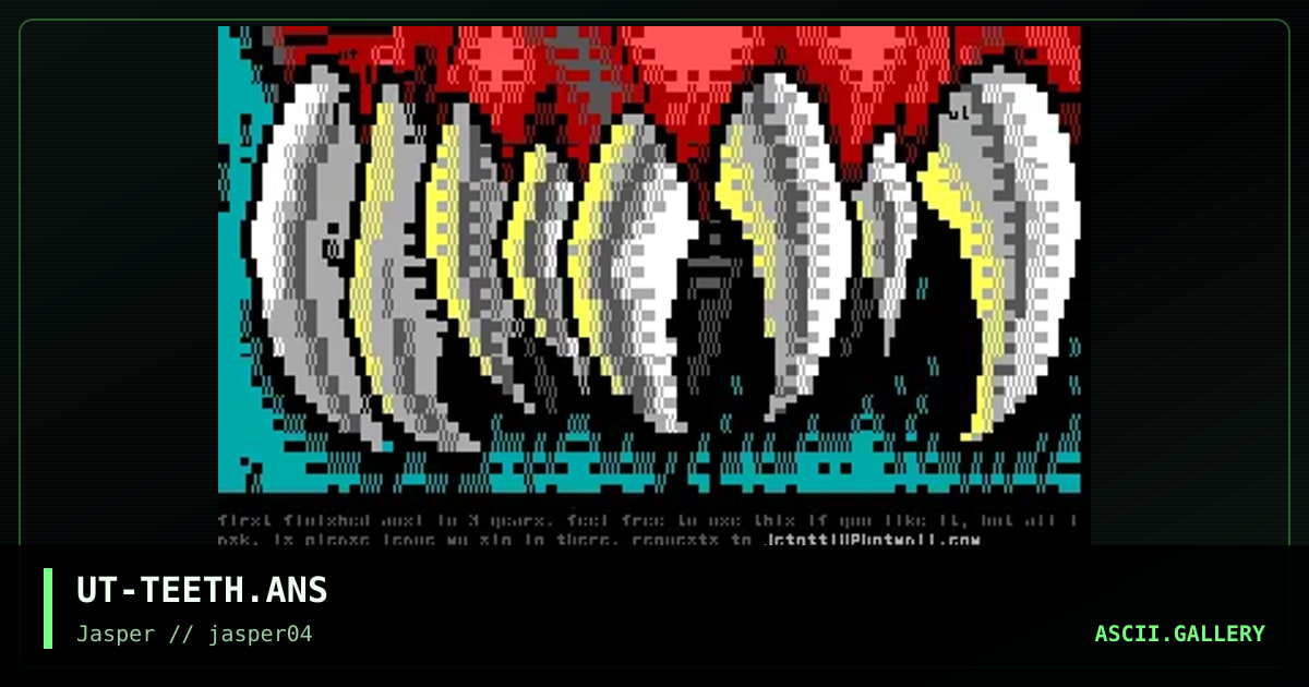 teeth, by untamed, 2002