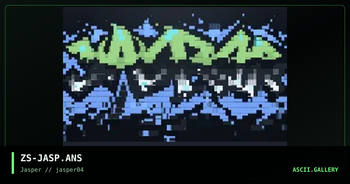 jasper promo, by zerostar, 2002